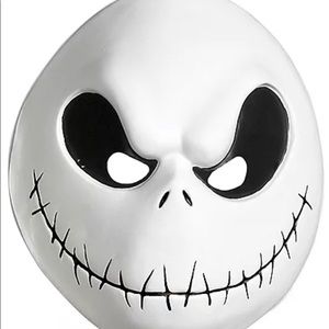 Plastic Jack Skellington Mask